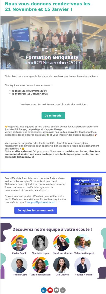 Exemple 3 emailing GetQuanty